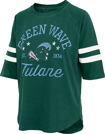 Pressbox Women's Tulane Academy Slub T-shirt