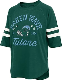 Pressbox Women's Tulane Academy Slub T-shirt
