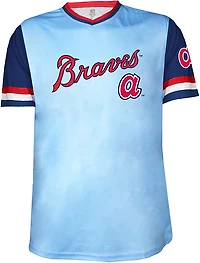 Stitches Boys' Atlanta Braves 25 Bombs Away Shirzy T-shirt