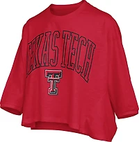 Pressbox Women's Texas Tech New Zealand Maxima Ascher 3/4 Sleeve Top