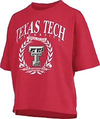 Pressbox Women's Texas Tech Wendy Motley Crew T-shirt
