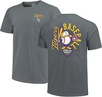 Image One Boys' LSU Tigers Bat Boy Double Sided Short Sleeve T-shirt