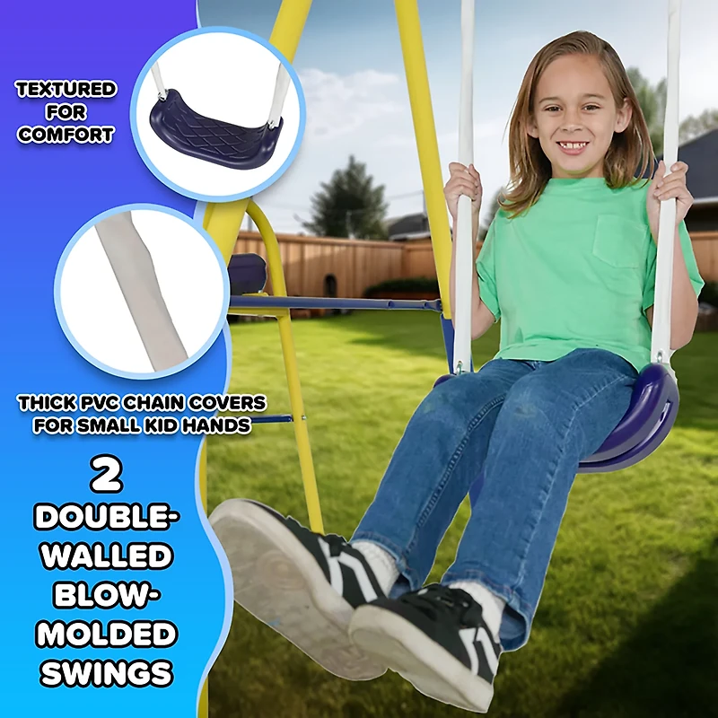 Sportspower Palmview Metal Swing Set