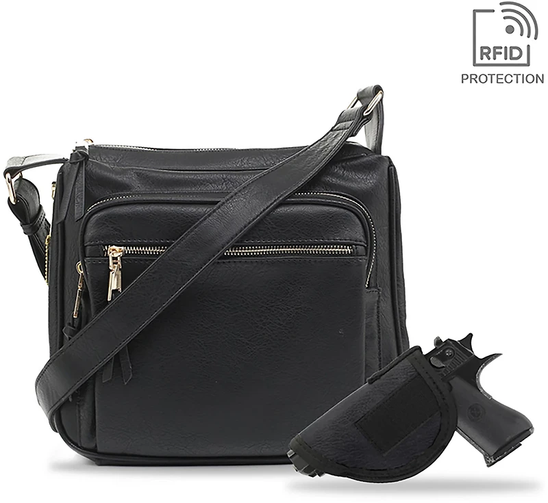 Jessie & James Brooklyn Concealed Carry Lock and Key Crossbody Bag