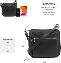 Jessie & James Brooklyn Concealed Carry Lock and Key Crossbody Bag