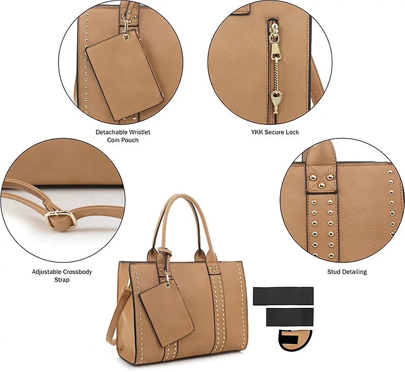 Jessie & James Kate Concealed Carry Lock and Key Satchel