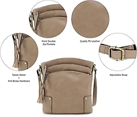 Jessie & James Robin Concealed Carry Lock and Key Crossbody Bag