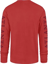 '47 Atlanta Falcons Triple Down Franklin Long Sleeve T-shirt