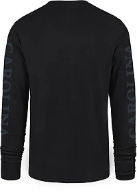 '47 Carolina Panthers Triple Down Franklin Long Sleeve T-shirt