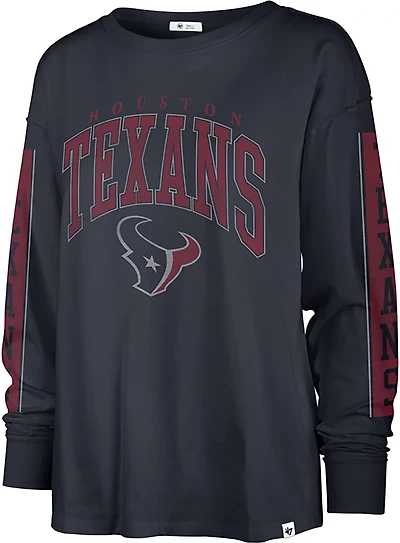 '47 Women's Houston Texans Statement SOA Long Sleeve T-shirt