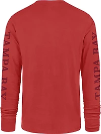 47 Men's Buccaneers Triple Down Franklin Long Sleeve T-shirt