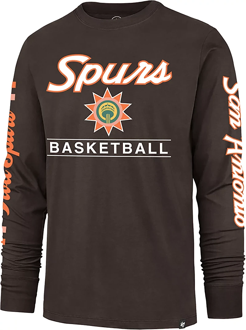 '47 Men's San Antonio Spurs City Edition Triplet Franklin Long Sleeve T-shirt