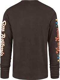 '47 Men's San Antonio Spurs City Edition Triplet Franklin Long Sleeve T-shirt