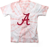 Wes & Willy Girls' University of Alabama Logo Circle Tie Dye Graphic T-shirt