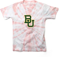 Wes & Willy Girls' Baylor University Logo Circle Tie Dye Graphic T-shirt