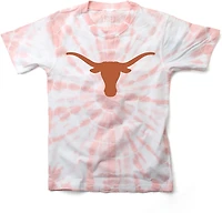 Wes & Willy Girls' University of Texas Logo Circle Tie Dye Graphic T-shirt