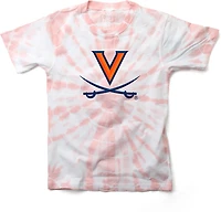 Wes & Willy Girls' University of Virginia Logo Circle Tie Dye Graphic T-shirt