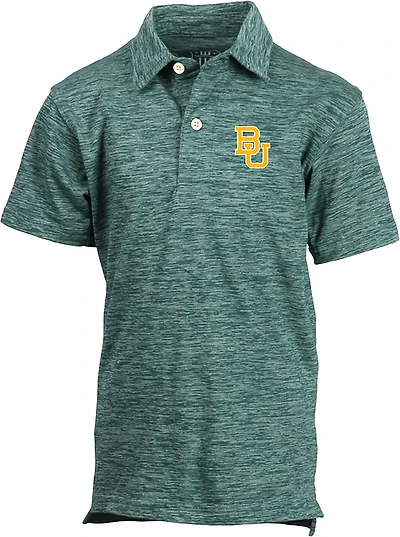 Wes & Willy Boys’ Baylor University Cloudy Yarn Polo Shirt
