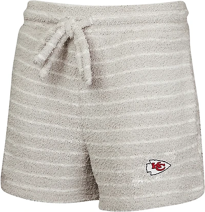 Concepts Sport Women's Kansas City Chiefs Ventura Striped Chenille Shorts 4
