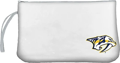 Logo Brands Nashville Predators Clear Wristlet