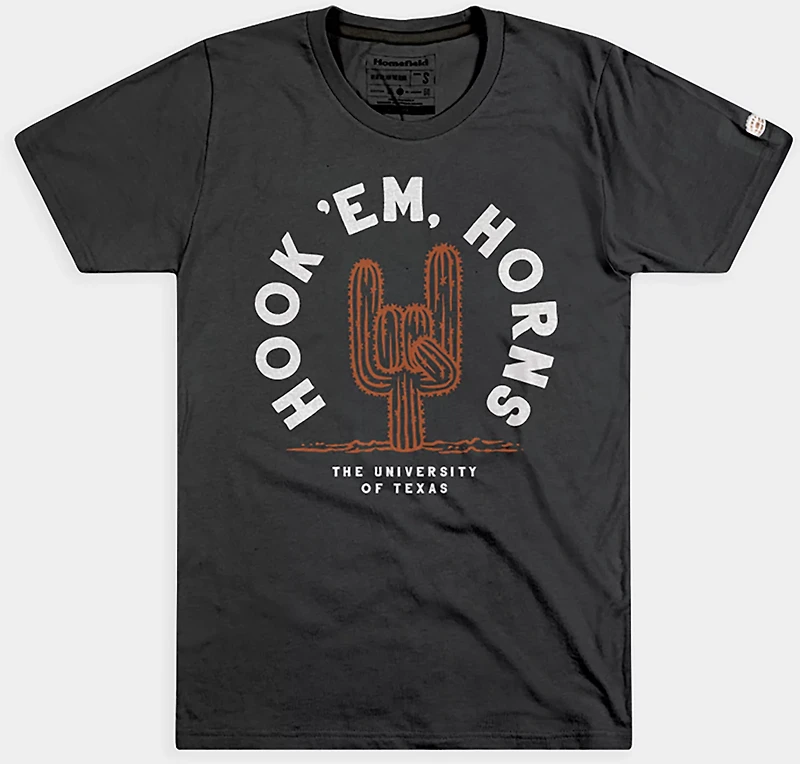Homefield Men's University of Texas Hook Em Cactus Graphic T-shirt