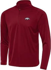 Antigua Men's Arkansas Razorbacks Tribute Quarter Zip Pullover