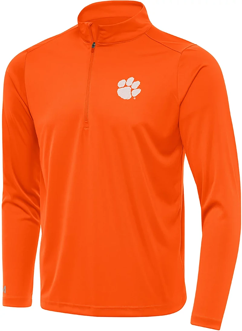 Antigua Men's Clemson Tigers Tribute Quarter Zip Pullover