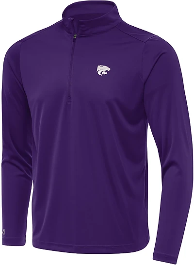 Antigua Men's Kansas State Wildcats Tribute Quarter Zip Pullover
