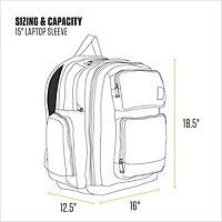 Carhartt 35L Triple-Compartment Backpack