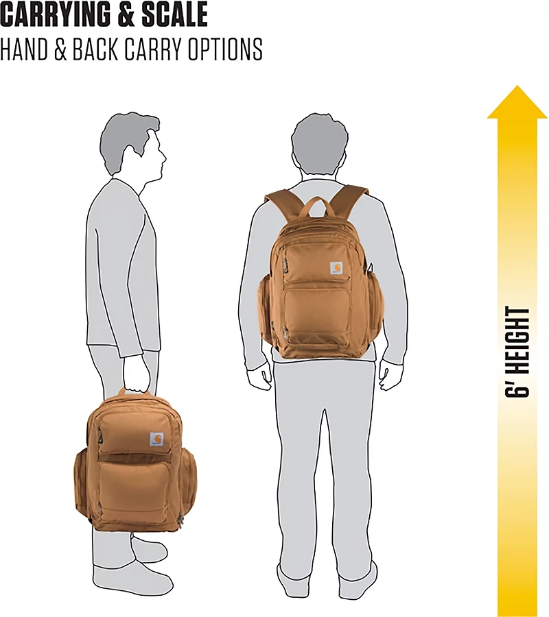 Carhartt 35L Triple-Compartment Backpack