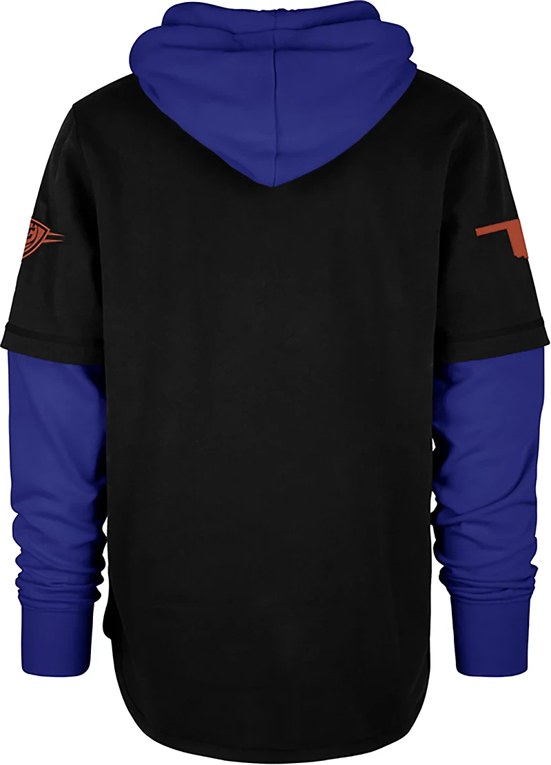'47 Oklahoma City Thunder Men's Edition Trifecta Shortstop Long Sleeve Pullover