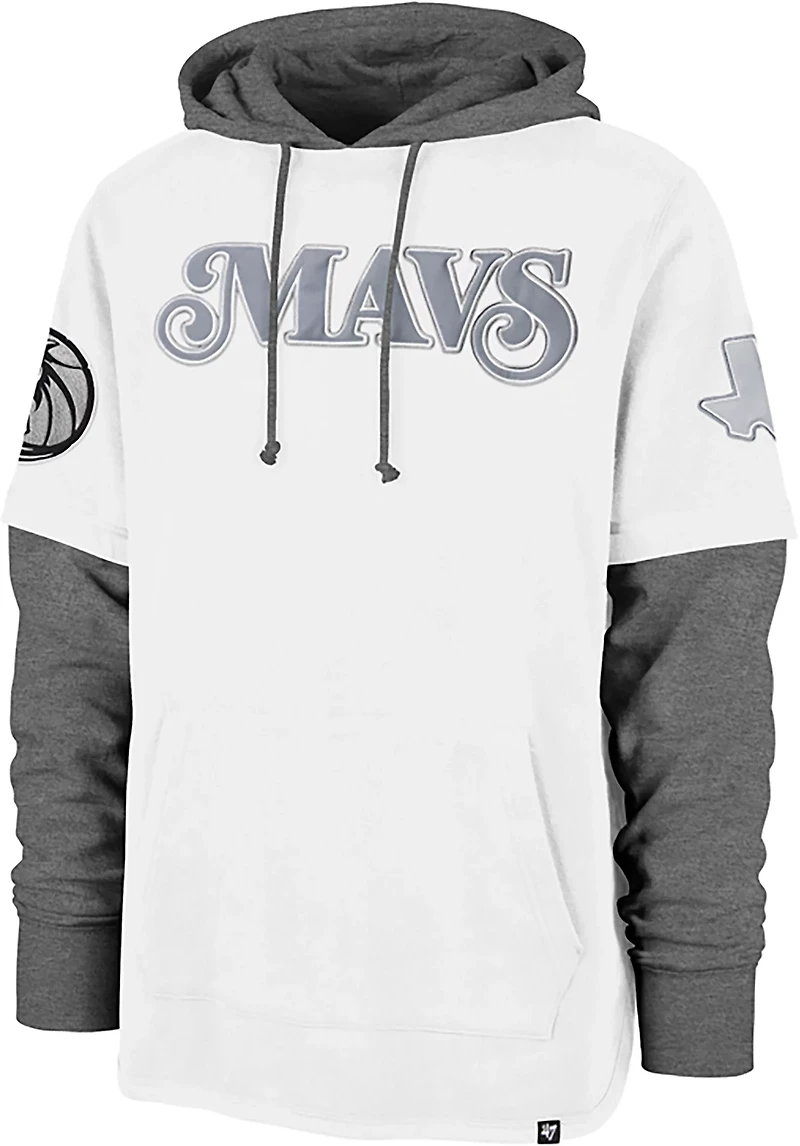 '47 Dallas Mavericks Men's City Edition Trifecta Shortstop Long Sleeve Pullover