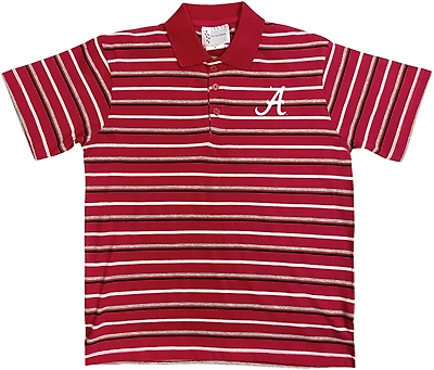 Two Feet Ahead Boys' University of Alabama Multi-Stripe Polo Shirt