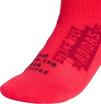 adidas Youth Boys' Cushioned Graphic Quarter Socks 6 Pack