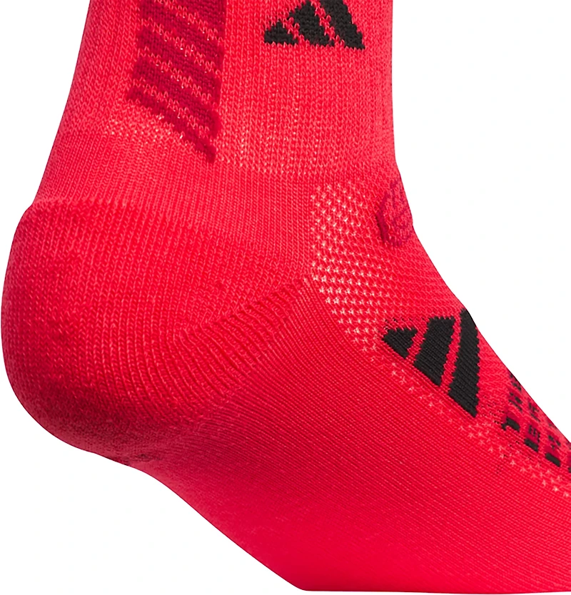 adidas Youth Boys' Cushioned Graphic Quarter Socks 6 Pack
