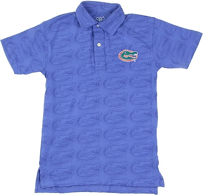 Wes & Willy Boys' University of Florida Allover Print Polo Shirt