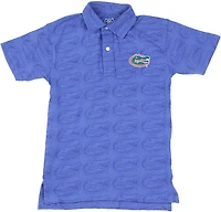 Wes & Willy Boys' University of Florida Allover Print Polo Shirt