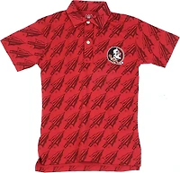 Wes & Willy Boys' Florida State University Allover Print Polo Shirt