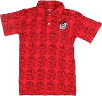 Wes & Willy Boys' University of Georgia Allover Print Polo Shirt
