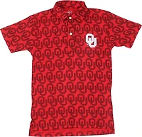 Wes & Willy Boys' University of Oklahoma Allover Print Polo Shirt