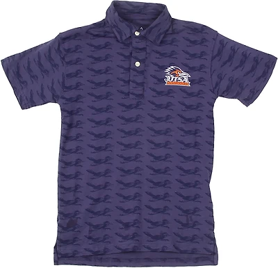 Wes & Willy Boys' University of Texas at San Antonio Allover Print Polo Shirt