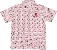 Wes & Willy Men's University of Alabama Allover Tailgate Print Polo Shirt