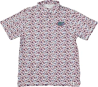 Wes & Willy Men's University of Florida Allover Tailgate Print Polo Shirt