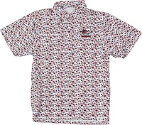 Wes & Willy Men's University of Texas at San Antonio Allover Tailgate Print Polo Shirt