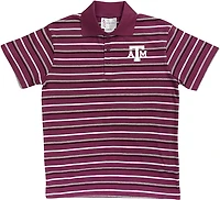 Two Feet Ahead Boys' Texas A&M University Multi-Stripe Polo Shirt