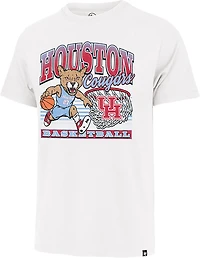 47B Men's Houston Blue Cougar Basketball Franklin Short Sleeve T-shirt