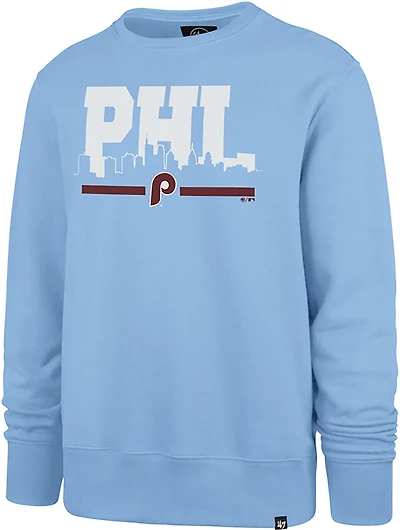 '47 Philadelphia Phillies Men's Headline Long Sleeve Crew Sweatshirt