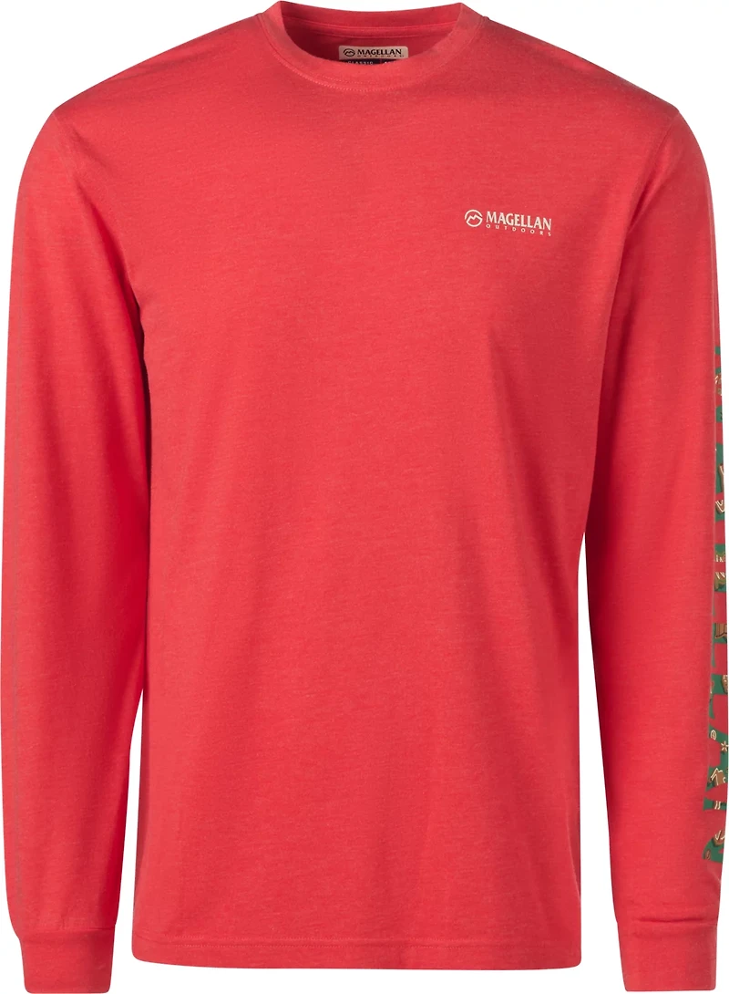 Magellan Outdoors Men's Grotto Falls Holiday Cookies Long Sleeve T-shirt