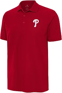 Antigua Men's Philadelphia Phillies Legacy Pique Polo Shirt