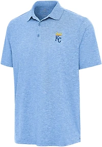 Antigua Men's Kansas City Royals Par 3 Short Sleeve Polo Shirt